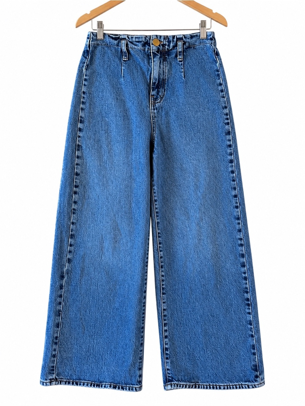 Zara Wide Leg High Rise Dark Wash Jeans Women’s Size 4